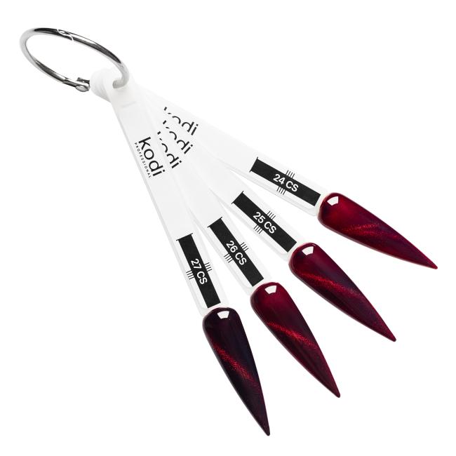 Palette de vernis semi-permanents de la collection Cherry Cat Eye (4 tips)
